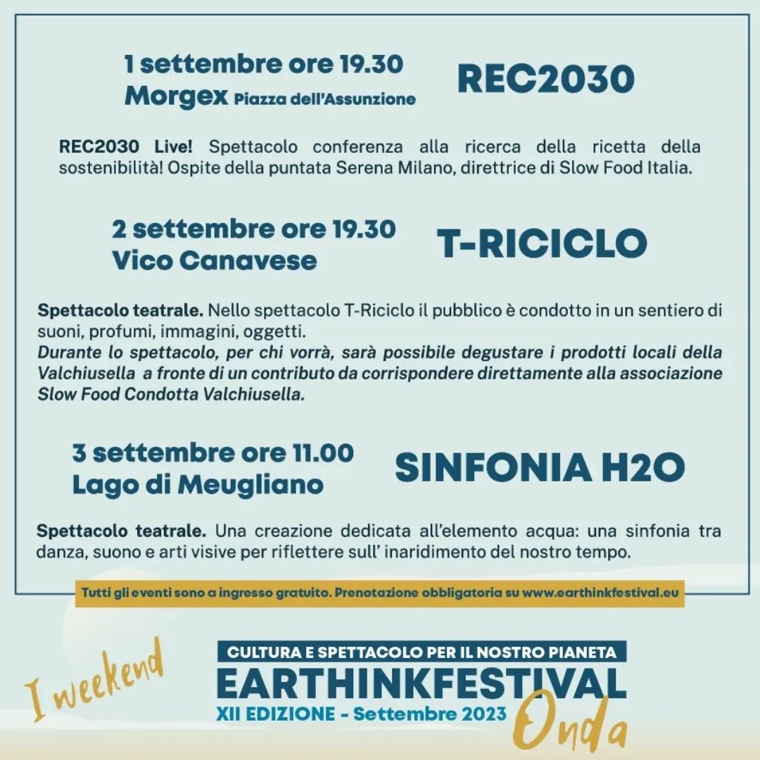 Al via la dodicesima edizione di Earthink Festival #ONDA!